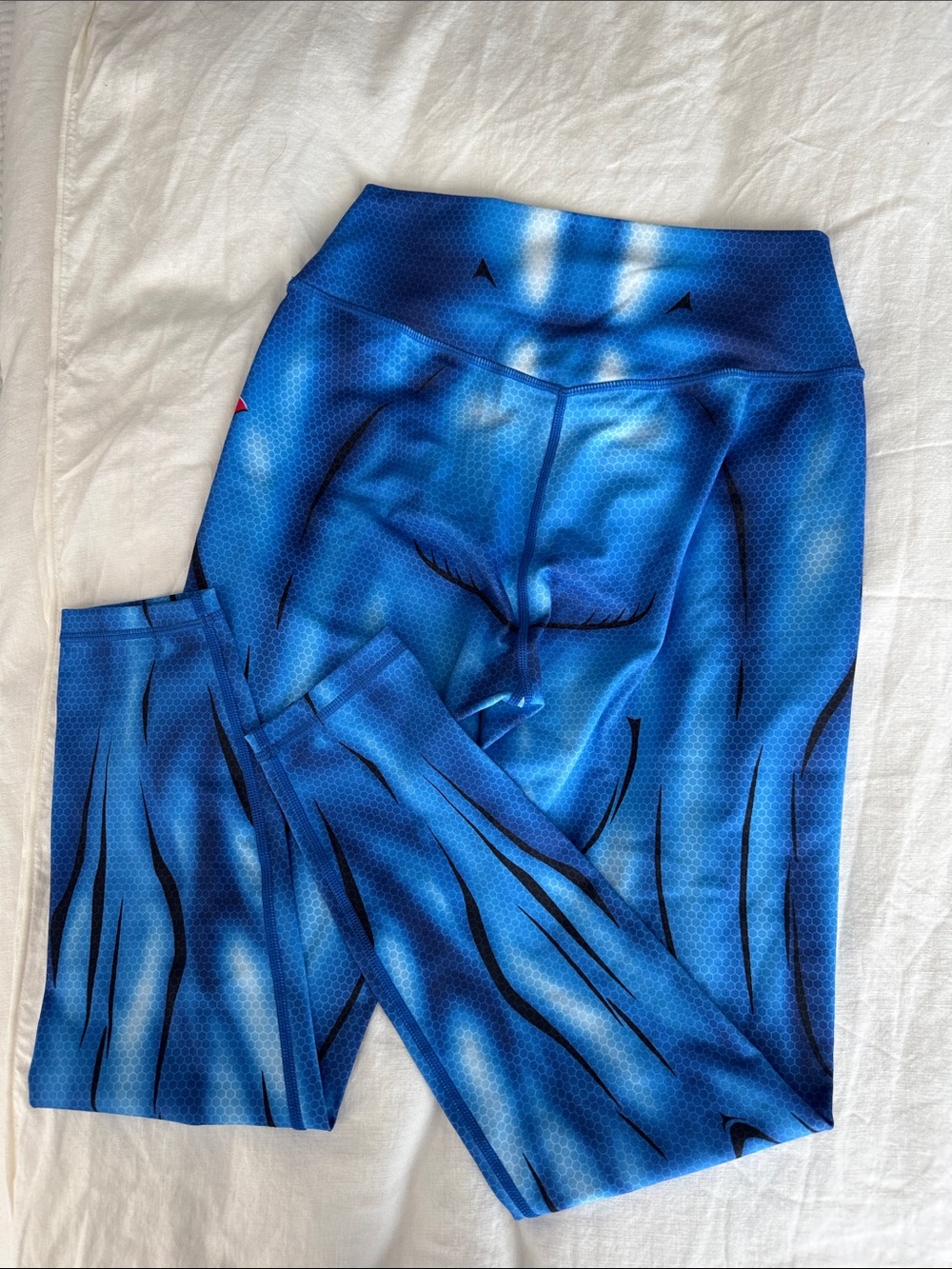 Violate the Dress Code Super HeroBlue Performance Leggings - Athletic High-Waist - Picture 2 of 5